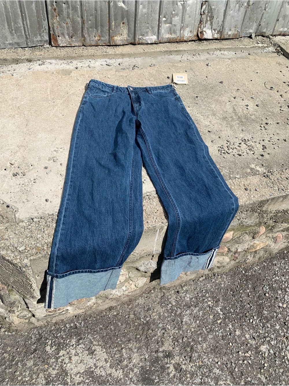 Frank And Oak The Courtney Jean Dark Wash Wide Leg NWT Size 29